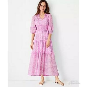 Ann Taylor Pink Maxi Dress
